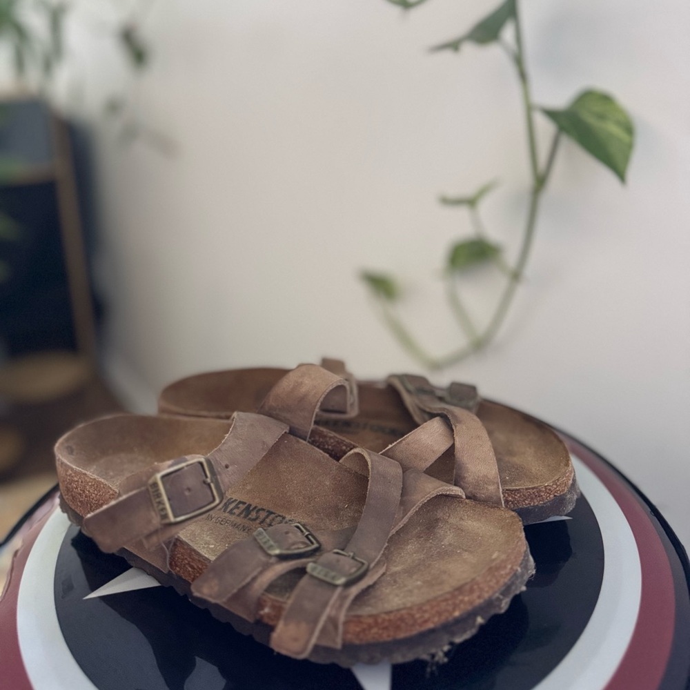 Birkenstock Tan Leather Sandals